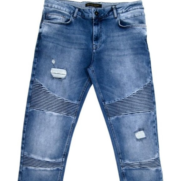 Doree Design Other - Doree Design Biker Blue Mens Jeans